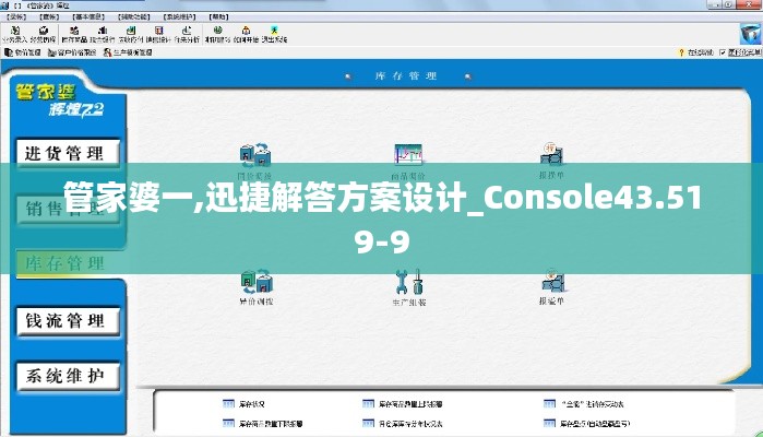 管家婆一,迅捷解答方案设计_Console43.519-9