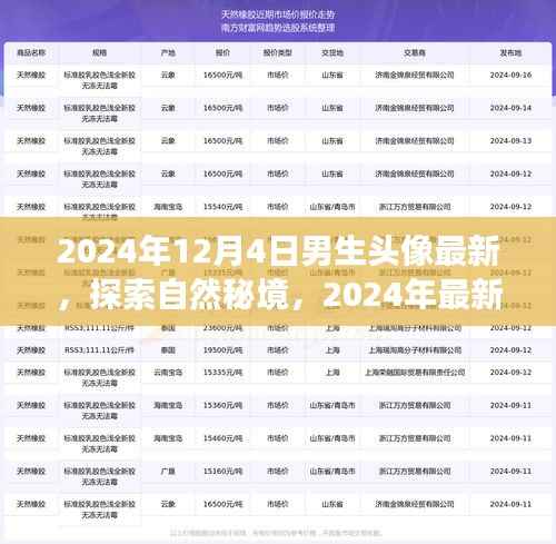 探索自然秘境的心灵之旅,最新男生头像背后的故事