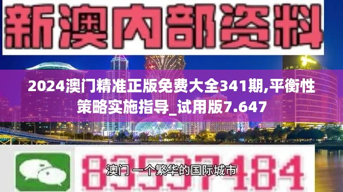 2024澳门精准正版免费大全341期,平衡性策略实施指导_试用版7.647