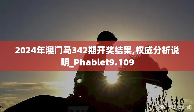 2024年澳门马342期开奖结果,权威分析说明_Phablet9.109