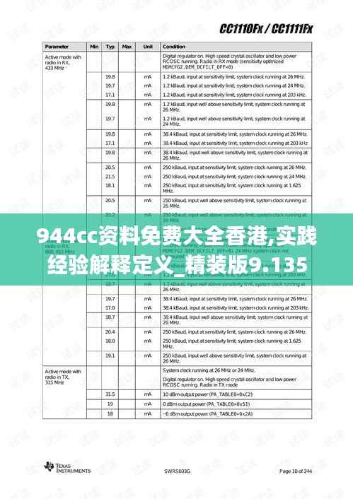 944cc资料免费大全香港,实践经验解释定义_精装版9.135