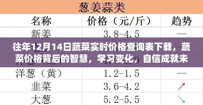 蔬菜价格背后的智慧,实时查询表下载,学习变化,自信成就未来之路