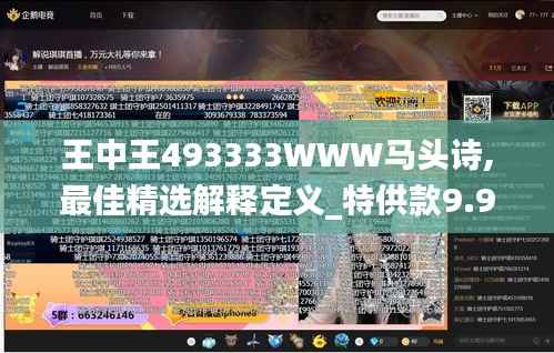王中王493333WWW马头诗,最佳精选解释定义_特供款9.957