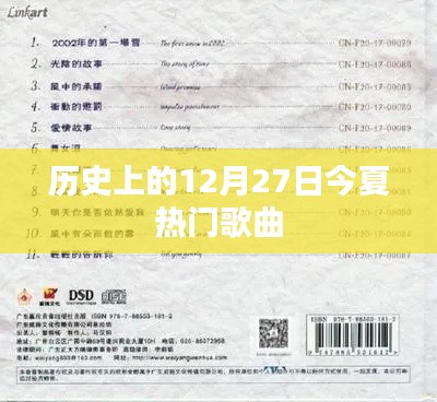 热门今夏曲单,历史上的十二月二十七日回顾