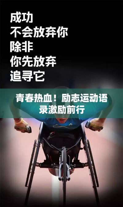 青春热血!励志运动语录激励前行