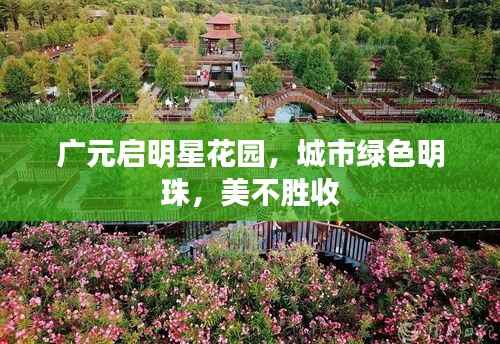 广元启明星花园，城市绿色明珠，美不胜收